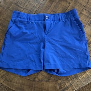 Under Armour Women's Cobalt Blue Athletic Golf Shorts 8